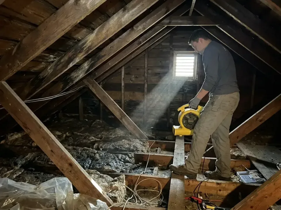 attic-water-damage-drying-proc-007 — frequently asked questions, Emergency Water Extraction & 24/7 Flood Response in Rock Hi…